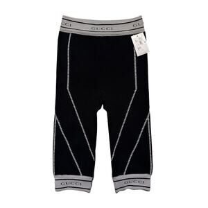Jacquard logo legging shorts